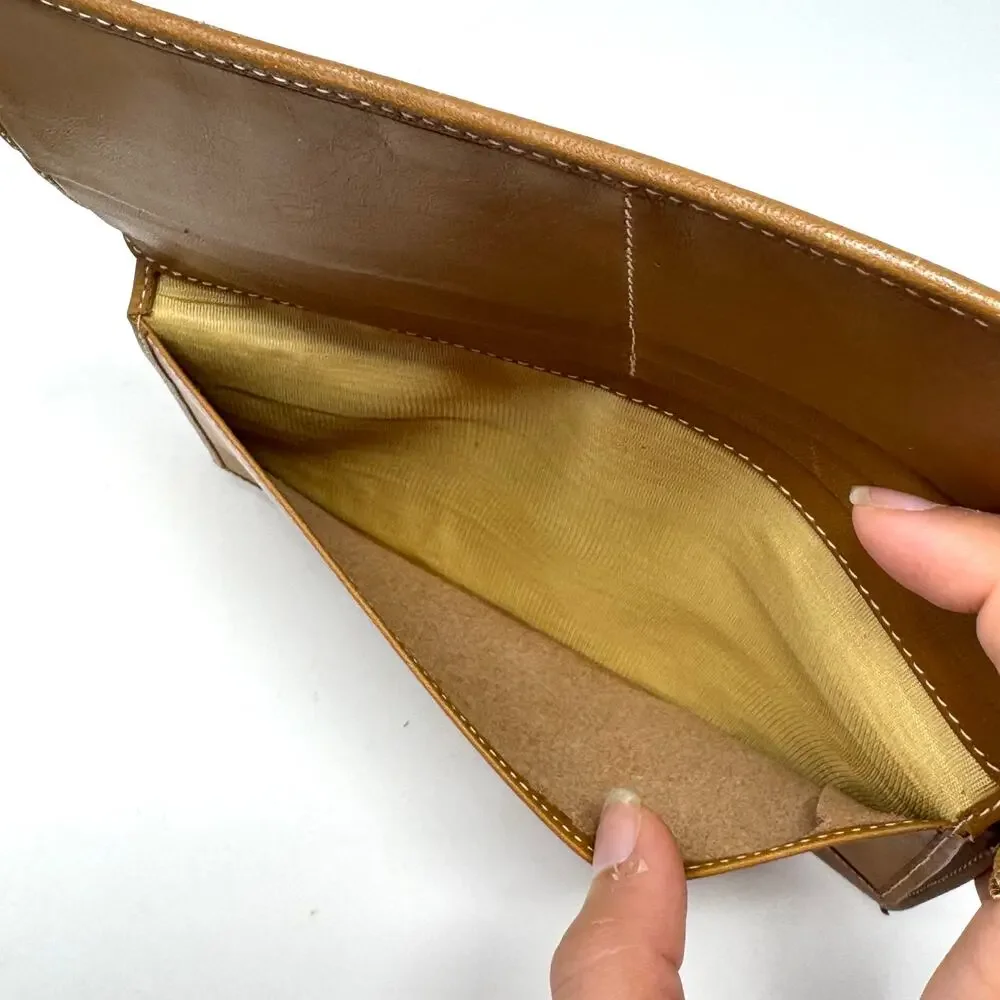 Gucci Rare Vintage GG Supreme Canvas Monogram Continental Wallet Brown Leather - Picture 14 of 15